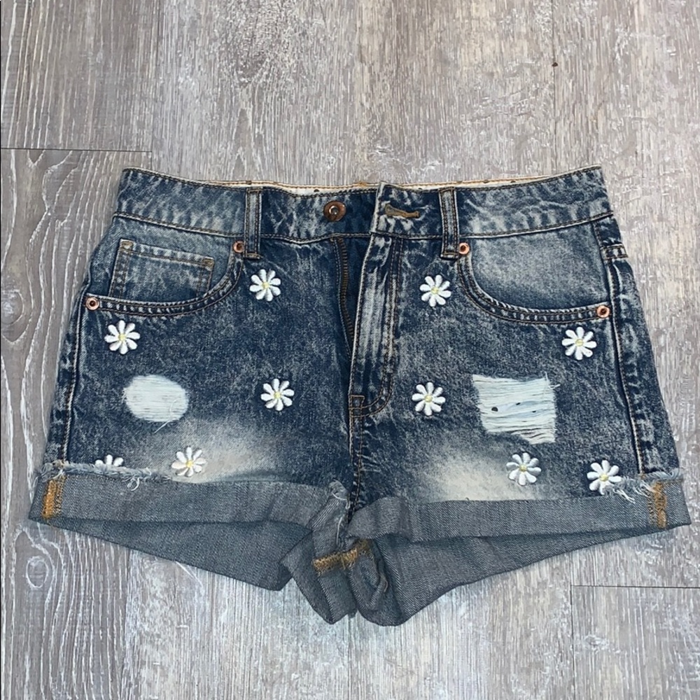 flower forever 21 shorts
